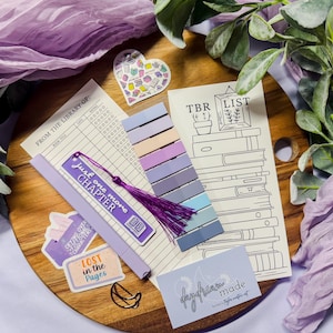 Reading Annotation Kit by Daydream Made | Bookmark, Highlighter, Page Flags, Stickers - Bookish Accessories - Perfect Gift for Readers