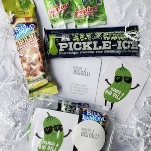 You're A BIG Dill! Appreciation Gift - FREE Personalization - Pickle Themed Gift - Care Package