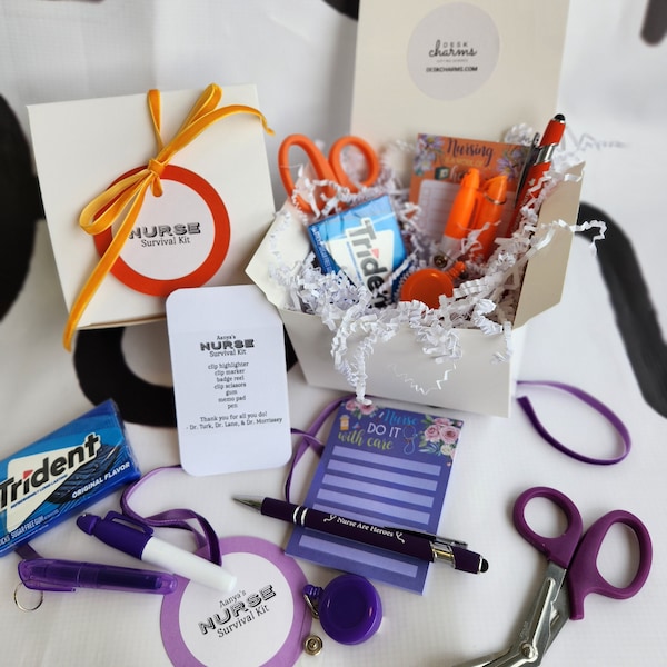 Nurse Survival Kit - FREE PERSONALIZATION -Nurse Appreciation -Bulk Ordering Available