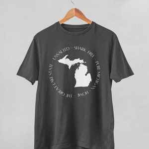 Great Lakes Tee | Michigan shirt | Michigan Souvenier tshirt | Michigan gift idea | Pure Michigan attire | Michigan Apparel | Midwest pride