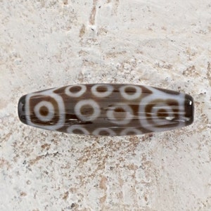 Rare 21 Eye Tibetan Dzi Bead | Protection, Wisdom & Power | Genuine Ancient Agate Amulet | Collector&#39;s Healing Bead