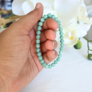 Natural Green Jade Crystal Bracelet