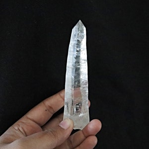 Large Lemurian Seed Quartz master Crystal Point, Brazil Lemurian, L8