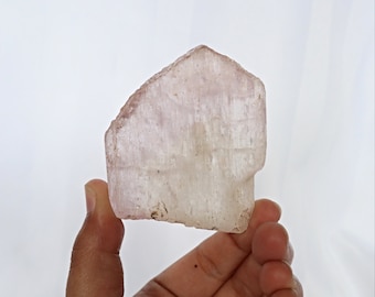 Kunzite Crystal Specimen, Etched Termination Spodumene Mineral Specimen, KN3