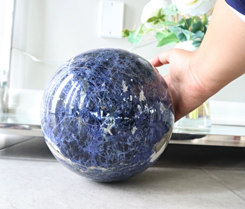 Xtra Large Sodalite Sphere 15.4 Pound 7 Inches Diameter - Etsy
