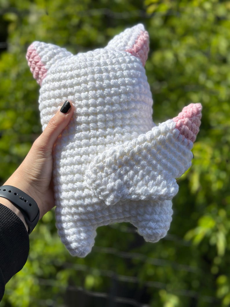 Gojo cat plush crochet gojo satoru inspired jujutsu kaisen etsy