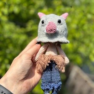 Boar guy Inspired crochet pattern Amigurumi Demon Slayer inspired