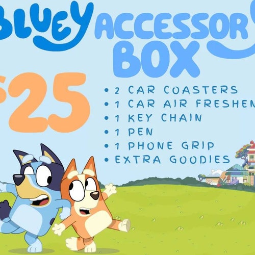 Bluey Chilli's Checklist Etsy Hong Kong