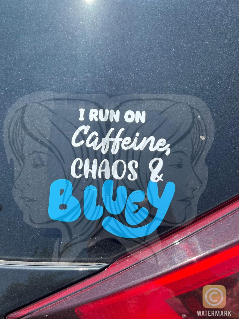 Bluey Car Decal Etsy Australia