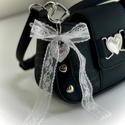 NEW COLORS Coquette Bow Keychain Carabiner| Cute Dainty Bag and Purse Accessories| Valentine’s Day gift