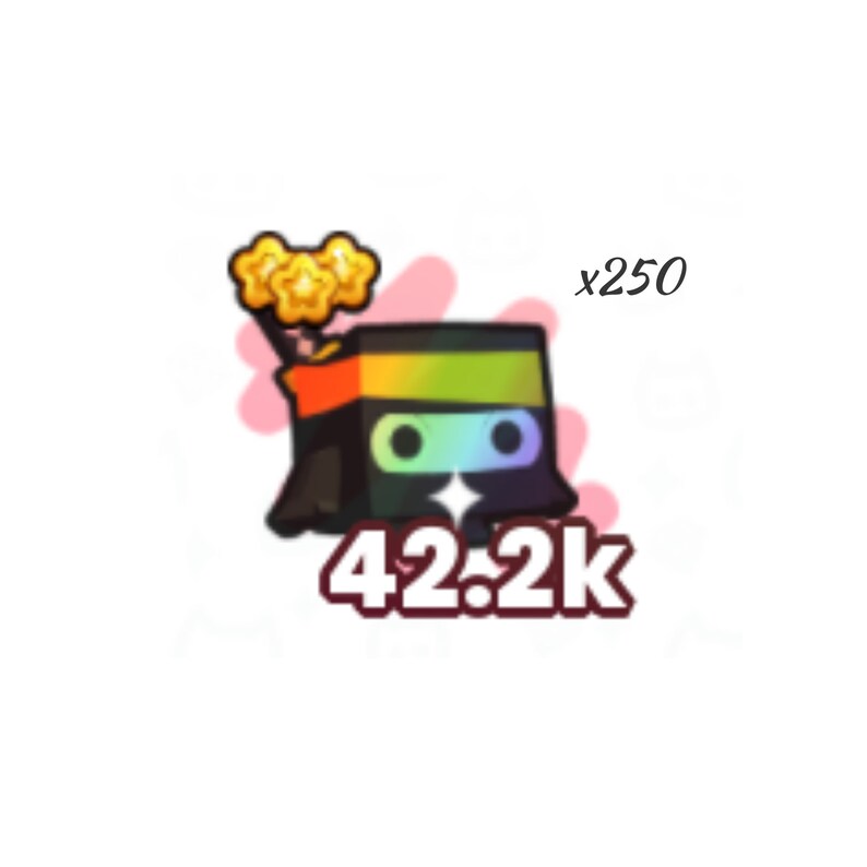 Pet Simulator 99 250x Rainbow Ninja Maskot Etsy