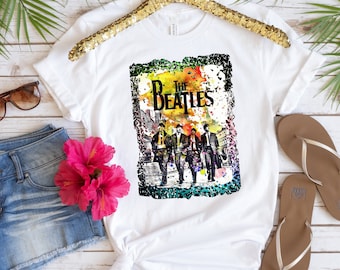 Concert T-shirt / 1970's classic rock music tee / Bella + Canvas / Gift for Her / Sublimation Tee / Classic Band Tee / The Beatles T-shirt