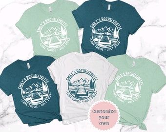 Custom Lake Bachelorette Party / In The Lake Tipsy Bachelorette Shirt | Lake Wife | Bach Group Party | Girls Weekend | Bella + Canvas Unisex