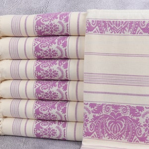 Personalized Towel, Turkish Bath Towel, Purple Peshtemal, Scorpion Towel, Patterned Towel, Animal Towel, Print Towel, 40x66 Inches Chic Shaw