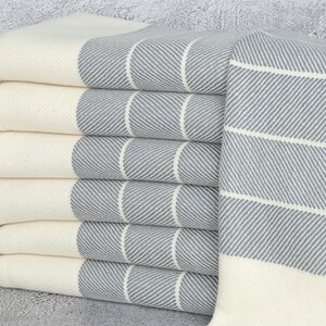 18x40 Inches Dark Gray Cotton Tea Towel, Gift For Him, Housewarming Gift, Bachelorette Party Decorations, Unique Gift,
