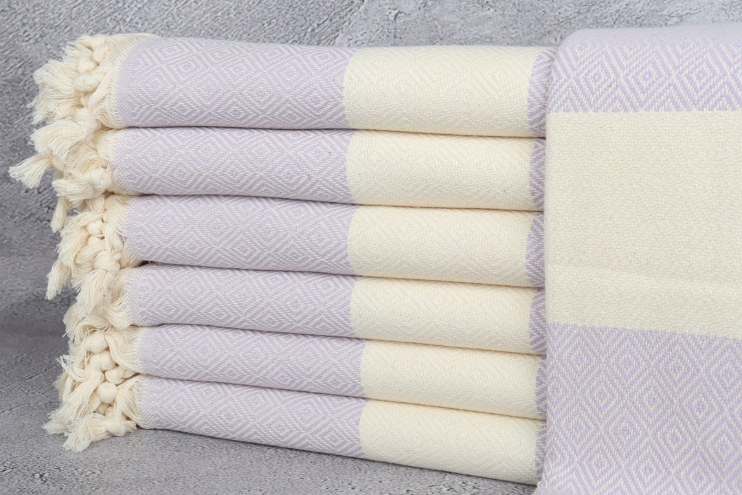 Bridesmaid Gifts, Personalized Gift for Her, Lilac Towel, Diamond Towel ...