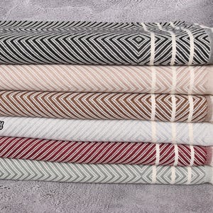 Cadeaux personnalisés, couverture personnalisée, couverture en coton de 71 x 95 po., cadeau à personnaliser, cadeau de douche nuptiale, couverture en diamants, cadeaux d'employés,