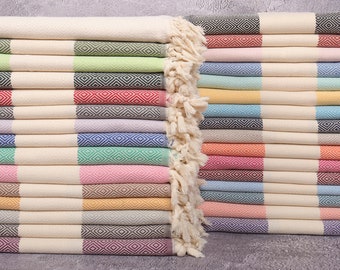 Personalized Wedding Favor, Custom Bridal Shower Gift, Turkish Beach Towel, Bachelorette Party Keepsake, Housewarming Gift, Home Decor