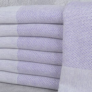 Turkish Beach Towel, Turkish Towel Beach, Purple Towel, Geometric Towel, 71x40 Inches Bridal Gifts, Hotel Towel, Wedding Towel,