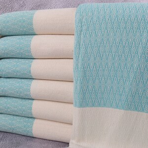 Personalized Turkish Towel, Organic Towel, Diamond Towel, Dark Mint Towel, 36x67 Inches Girls Weekend Gift, Travel Peshtemal,Hotel Peshtemal