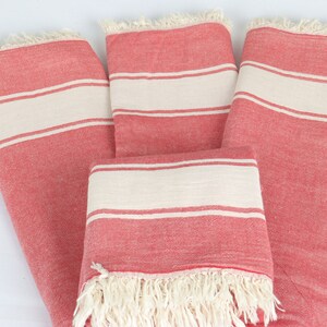 Wholesale Blankets, Home Decor Blanket, Red Throw, Striped Throw, 60x71 Inches Shower Curtain, Bulk Order Blanket, Couch Throw, image 5