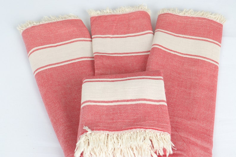 Wholesale Blankets, Home Decor Blanket, Red Throw, Striped Throw, 60x71 Inches Shower Curtain, Bulk Order Blanket, Couch Throw, image 5