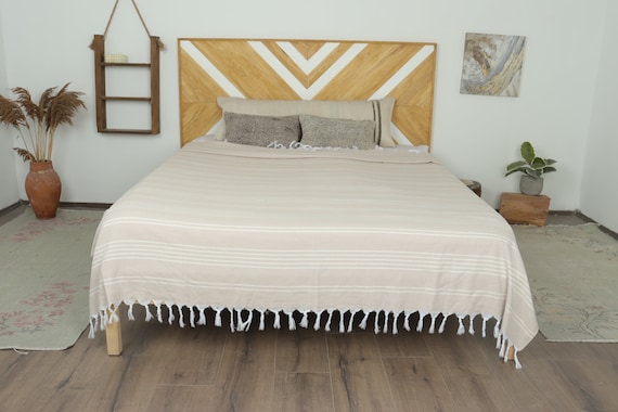 Individuelle Decke, Bettdecke, Beige Decke, Gestreifte Decke, 180x240 cm,  Bio-Decke, Camping, Decke, Geschenkberwurf, - Etsy.de