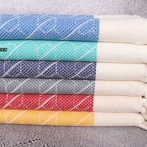 Turkish Hand Towel, Geometric Hand Towel, Custom Hand Towel, Personalized Hand Towel, 18&quot;x36&quot; Cotton Hand Towel, Embroidery Towels,
