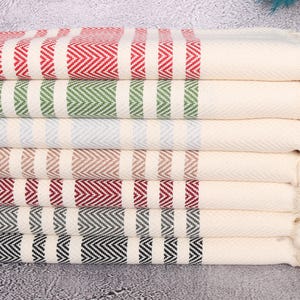 Wedding Gift, Turkish Towel Hand Towel, 20&quot;x36&quot; Cotton Tea Towel, Kitchen Towel, Herringbone Tea Towel, House Warming Gift,
