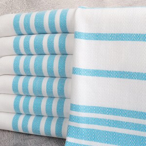Wedding Gift Towels, Turkish Tea Towels, Turquoise Towel, Chevron Napkin, 24x36 Inches Gift For Her, Travel Washcloth, Owen Washcloth,