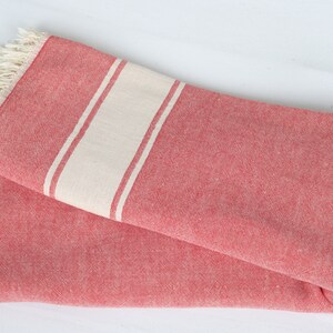 Wholesale Blankets, Home Decor Blanket, Red Throw, Striped Throw, 60x71 Inches Shower Curtain, Bulk Order Blanket, Couch Throw, image 6