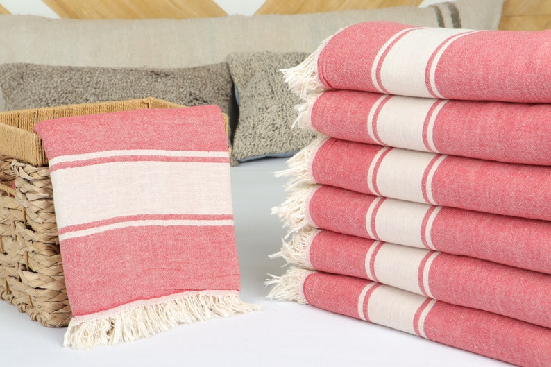 Wholesale Blankets, Home Decor Blanket, Red Throw, Striped Throw, 60x71 Inches Shower Curtain, Bulk Order Blanket, Couch Throw, image 4