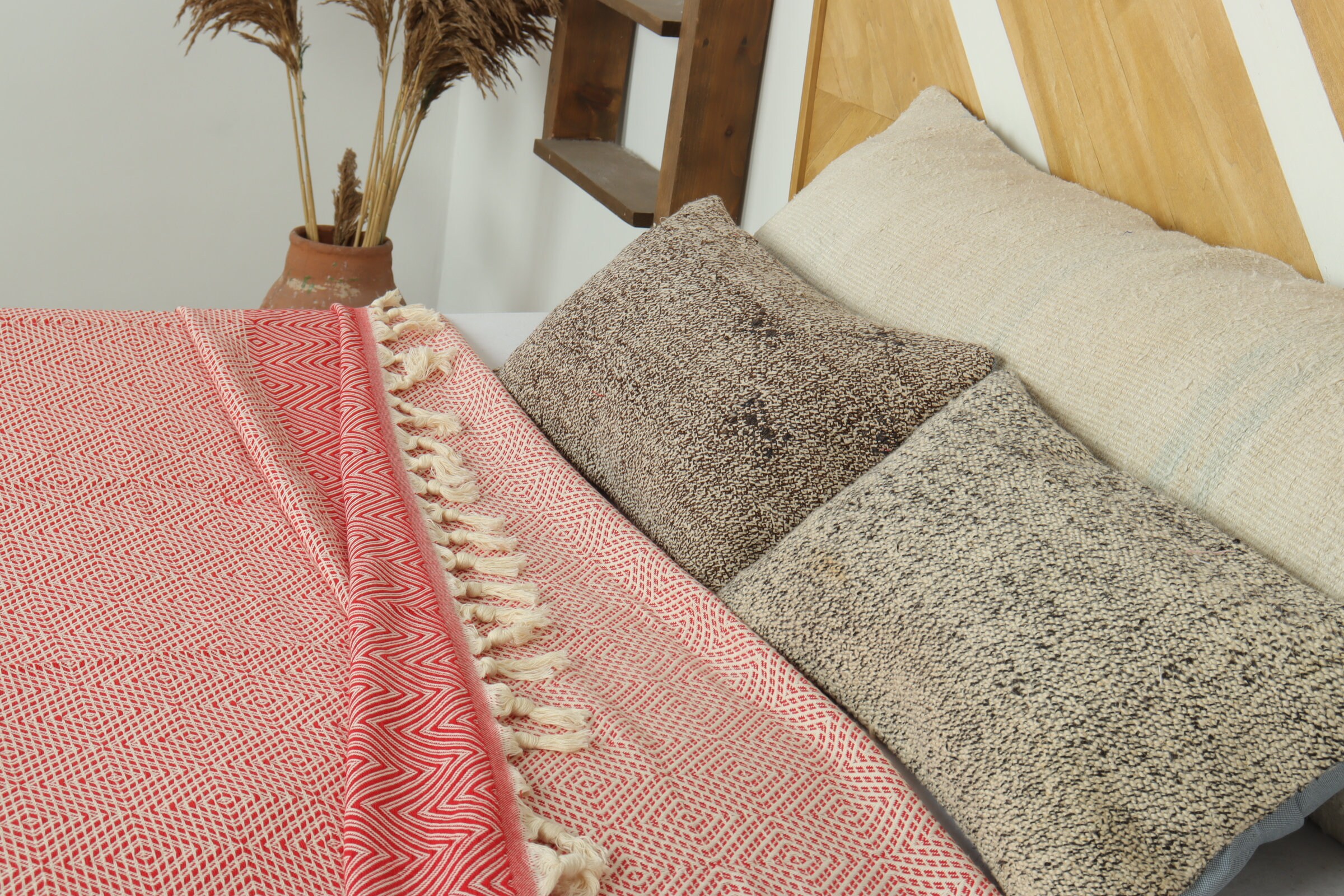 Turkish Throw, Handwoven Blanket, Red Throw, Diamond Throw, 79x91 Inches  Cotton Blanket, Bedding Blanket, Gift Blanket, - Etsy Ireland