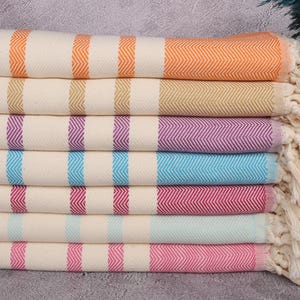 Herringbone Throw, Woven Throw Blanket, Custom Blanket, 79&quot;x95&quot; Cotton Throw, Bachelorette Gifts, Bridal Shower Favors,