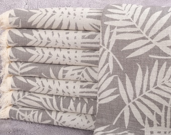 Turkish Beach Towel, Bath Towel, Floral Patterned Peshtemal, 40x63 Inches Pool Towel, Bathroom Towel, Decorative Peshtemal,