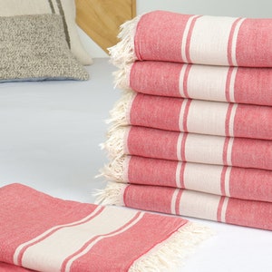 Wholesale Blankets, Home Decor Blanket, Red Throw, Striped Throw, 60x71 Inches Shower Curtain, Bulk Order Blanket, Couch Throw, image 3