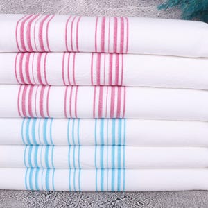 40&quot;x71&quot; Cotton Towel, Striped Terry Towel, Personalized Gifts, Sand-resistant towel, Personalized Gift, Gift For Coworker,