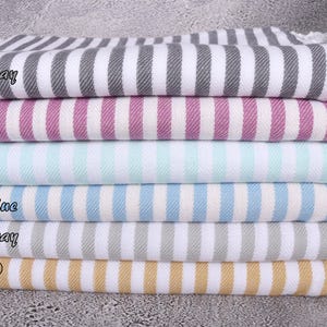 Home Decor Blanket, Picnic Blanket, Striped Blanket, 75x103 Inches Table Cover, Couch Bedspread, Picnic Bedcover, King Size Throw,