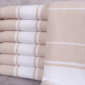 Turkish Bath Towel, Turkish Beach Towel, Striped Towel, Terry Towel, 36x63 Inches Gift For Her, Decorative Peshtemal,