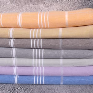 87&quot;x87&quot; Cotton Throw, Boho Throw Blankets, Monogram Blanket, Turkish Blanket, Striped Throw, Valentines Day Gift For Him,