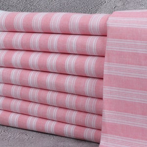 Toalla de playa turca personalizada, toalla de playa orgánica, toalla rosa, toalla a rayas, regalo de despedida de soltera de 40 x 71 pulgadas, toalla pareo,