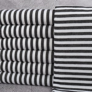 Turkish Beach Towel, Personalized Turkish Towel, Black Peshtemal, Striped Towel, 40x76 Inches Bachelorette Favor Towels,