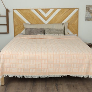 Home Decor Blanket, Wedding Gift Blankets, Coral Throw, Geometric Throw, 87x95 Inches Blanket For Bed, Yoga Throw, Turkish Throw,