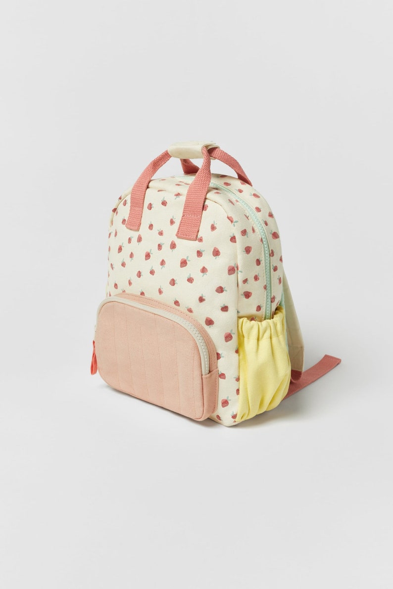 Backpack kindergarten children's backpack strawberries motif image 2