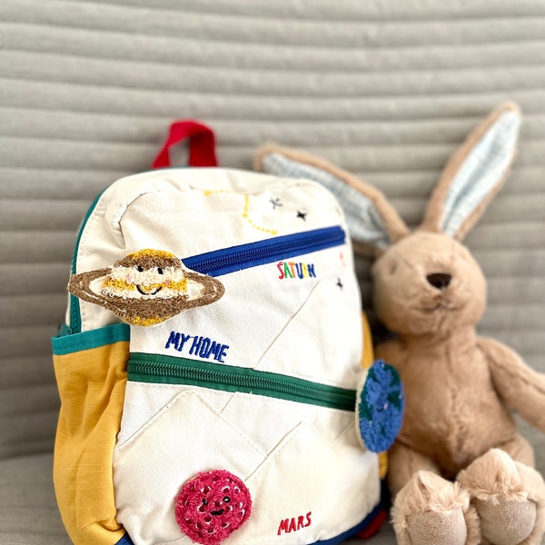 Kinderrucksack Rucksack Kindergarten Schultasche Planeten Motive