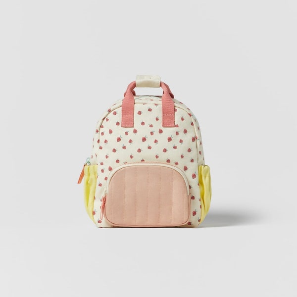 Rucksack Kindergarten Kinderrucksack Erdbeeren Motiv