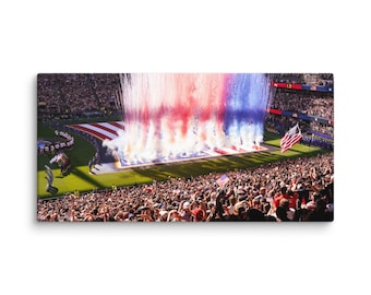 Tłum kibiców USA Soccer – Canvas