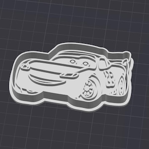 3D Printable Cookie Cutter STL File – Customizable Design for Baking – Customizable Car-Shaped Cookie Cutters for Kids