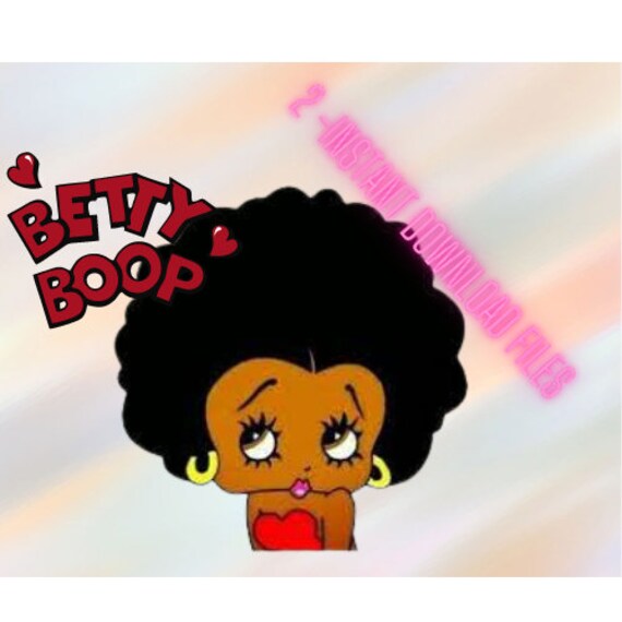 Digital Download Printable Betty Boop Jpg Black Betty Boop - Etsy
