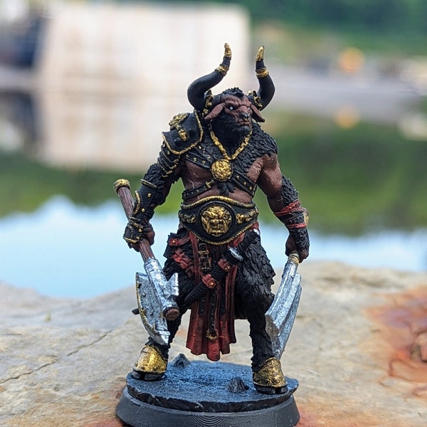 Minotaur Warrior Miniature